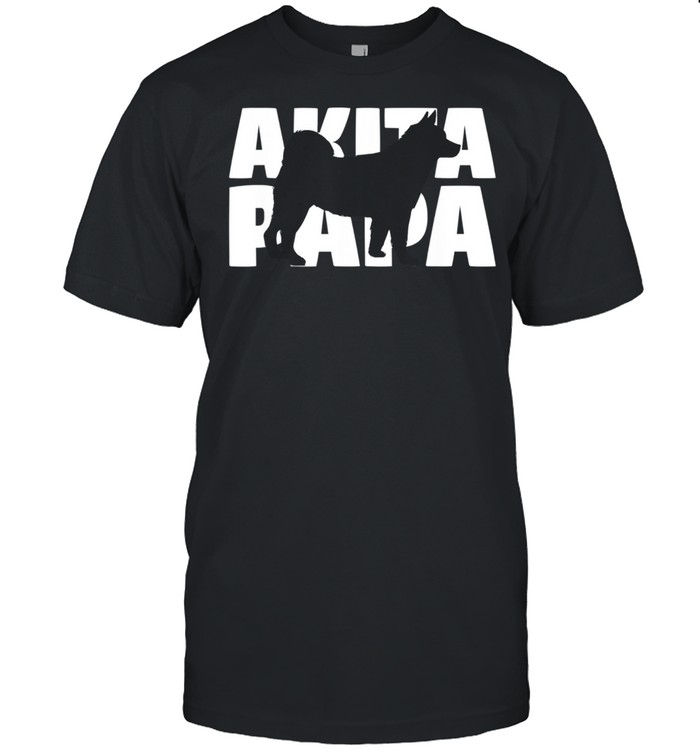 Akita for Dog Dad Akita Papa shirt Classic Men's T-shirt