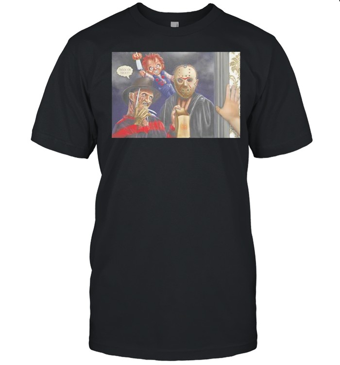 Chucky Freddy Krueger Jason Voorhees trick or treat Halloween shirt Classic Men's T-shirt