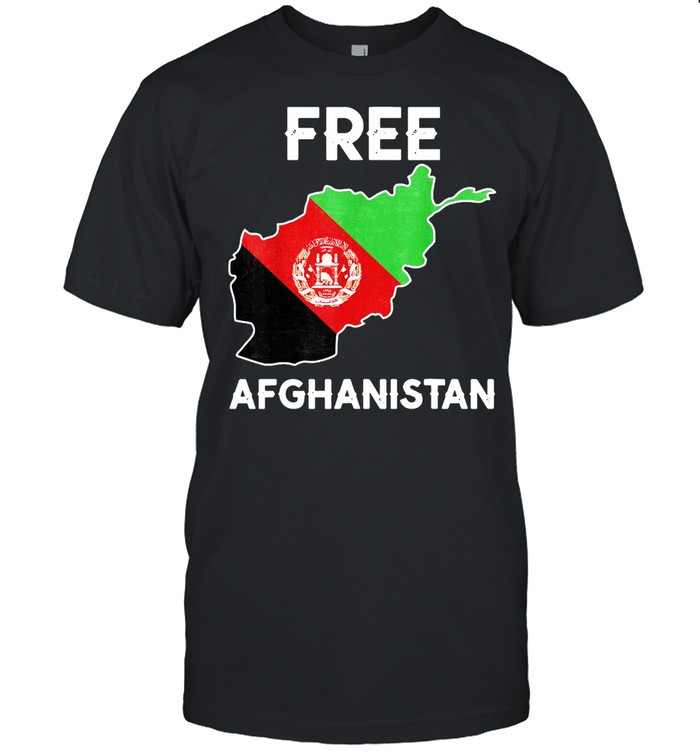 Afghanistan Flag Free Afghanistan Flag Vintage T-shirt