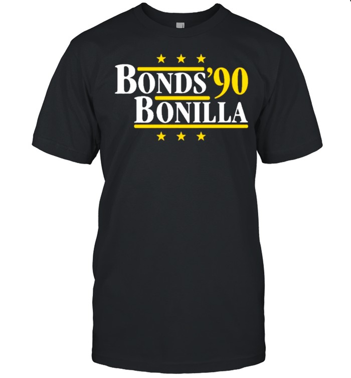 Bonds & Bonilla ’90 – Political Campaign Parody Shirt