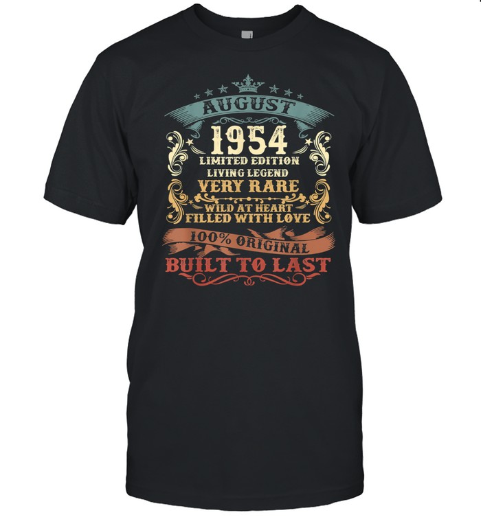August 1954 limited edition living legend very rare T-Shirt