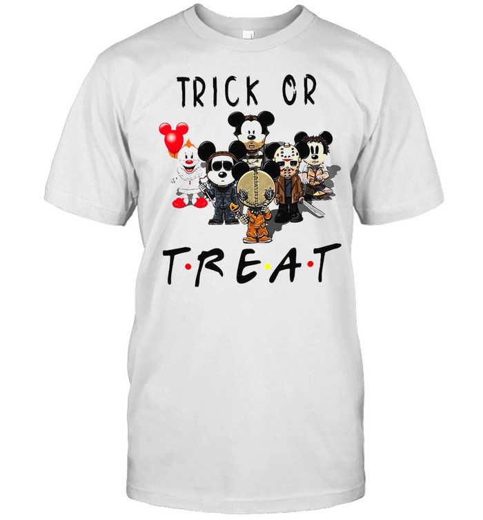 Chibi Horror Movie Character Trick Or Treat T-shirt