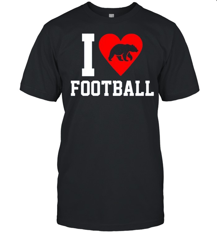 Chicago Bear I Heart Football shirt