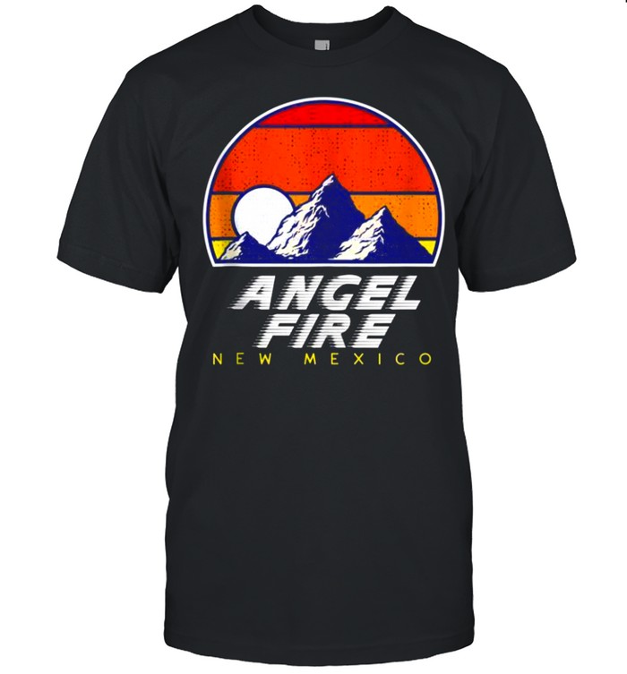 Angel Fire, New Mexico Usa Ski Resort 1980S Retro Shirt