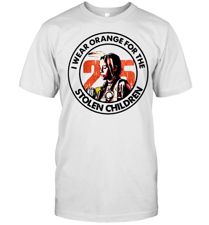 Native American I Wear Orange For The Stolen Children Every Child Matters Shirt