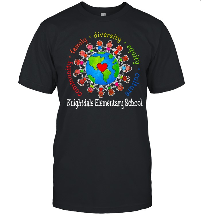 Community Family Diversity Equity Culture Knightdale Elementary School  Classic Men's T-shirt