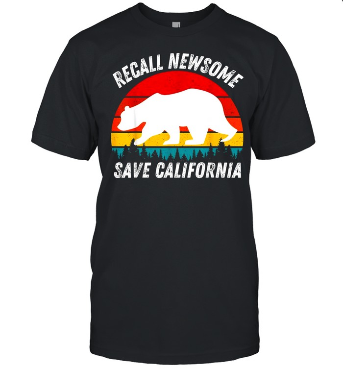 RECALL NEWSOME SAVE CALIFORNIA FIRE GAVIN NEWSOME shirt Classic Men's T-shirt