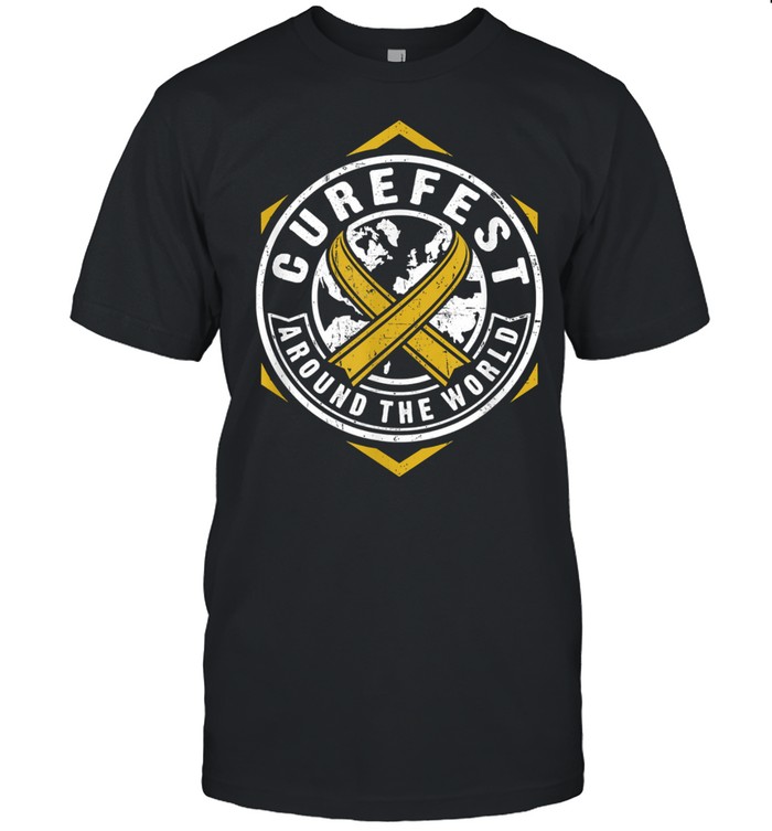 Curefest Around The World Hexagon Design Shirt