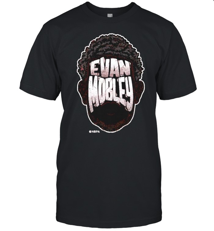 Cleveland Cavaliers Evan Mobley player silhouette shirt
