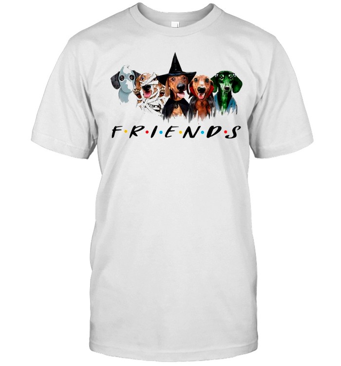 Dachshund Friends Halloween 2021 shirt Classic Men's T-shirt