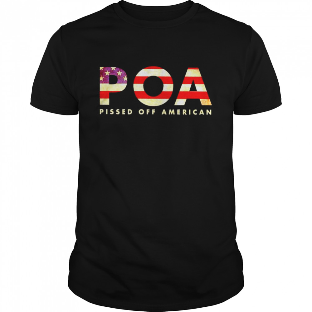 Best pOA pissed off American shirt