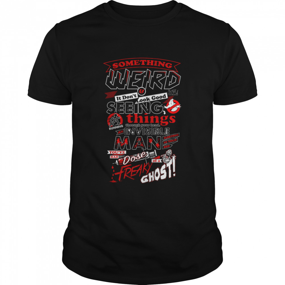 Lyrics Ghostbusters T-Shirt