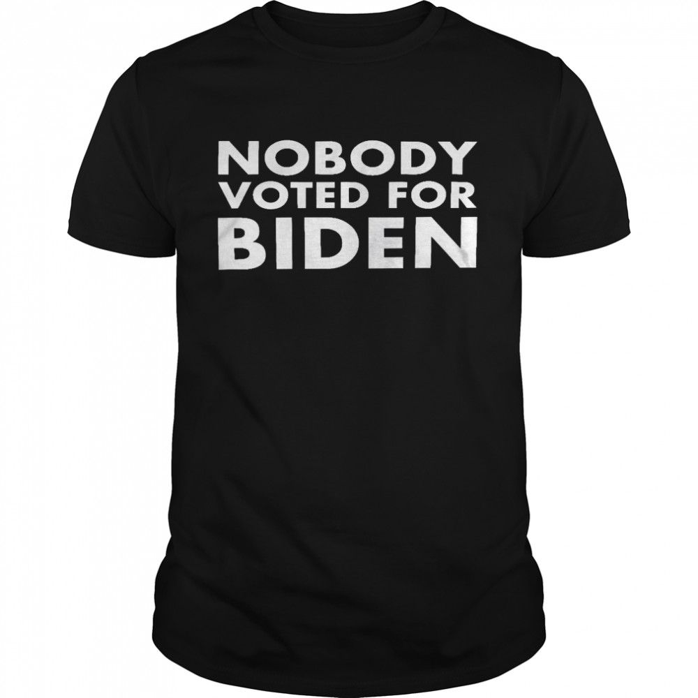 Nobody voted for biden shirt Classic Men's T-shirt