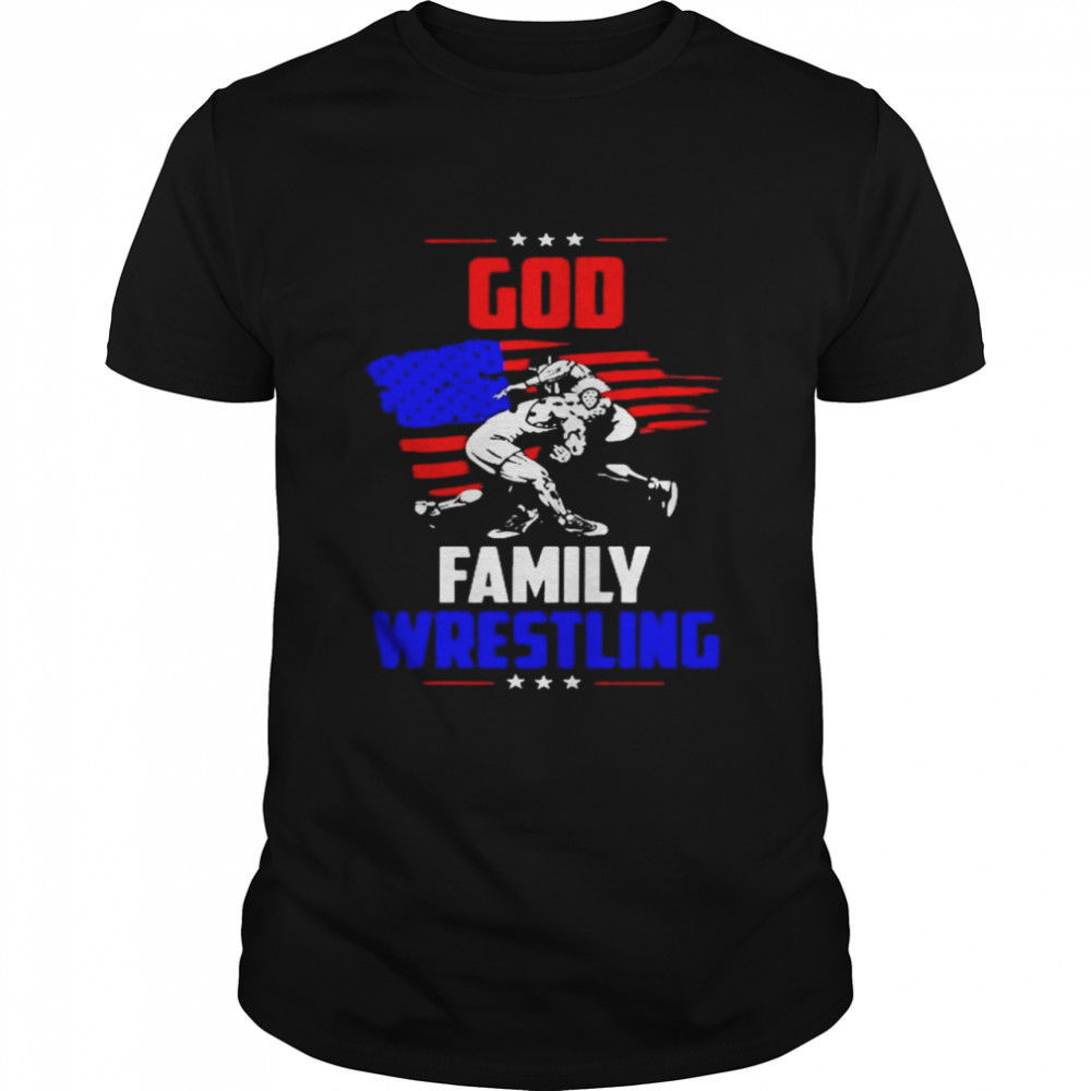 God family wrestling American flag shirt Classic Men's T-shirt