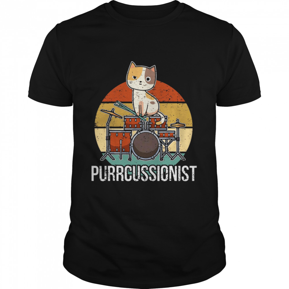 Purrcussionist  Classic Men's T-shirt