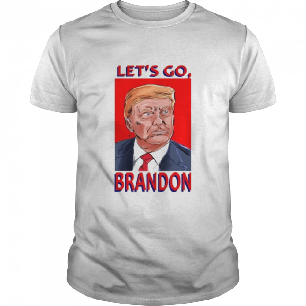 Let’s Go, Brandon Trump Face Tribute T- Classic Men's T-shirt