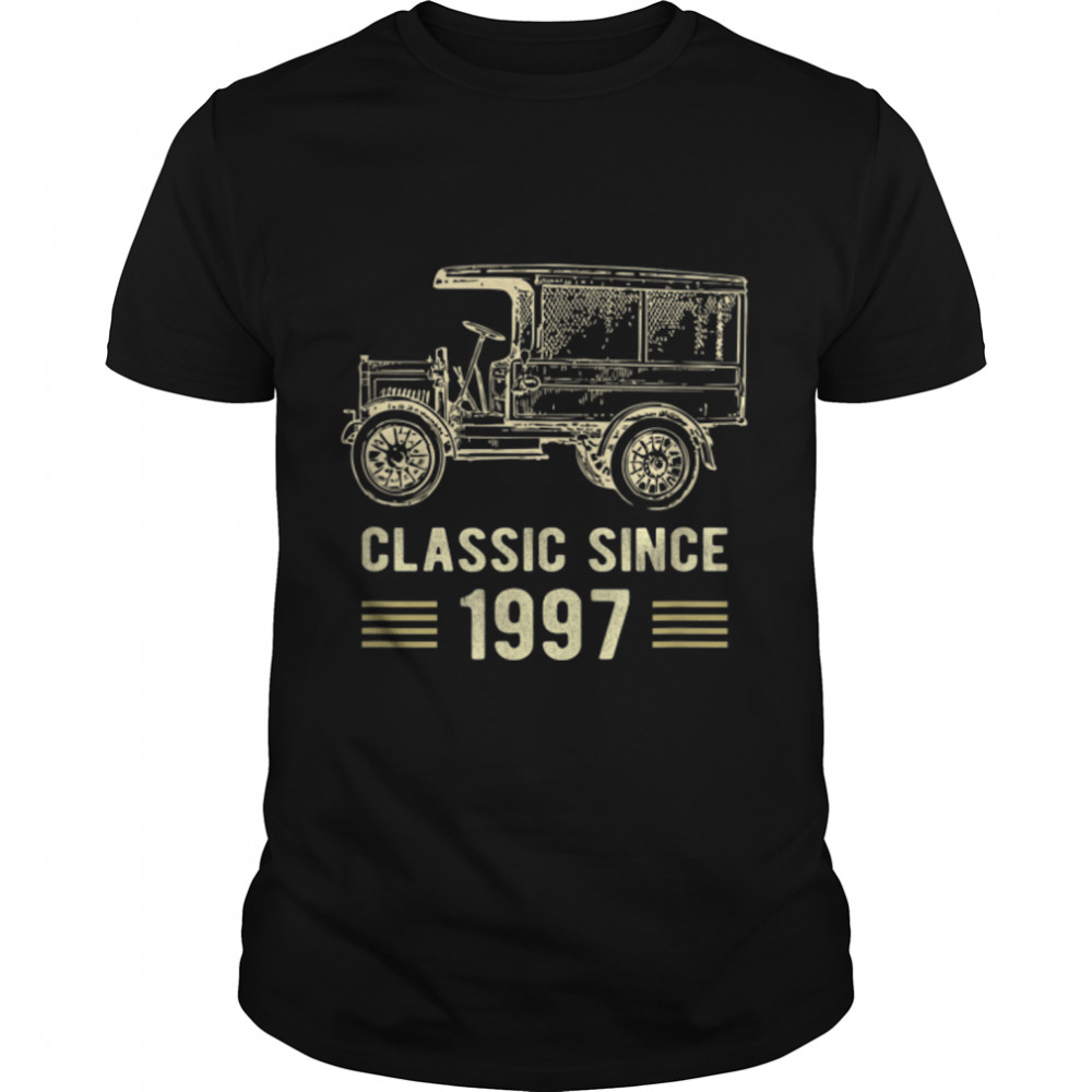 Mens Classic 1997 Vintage Car Truck 25 Year Old Birthday  T- B09K4GJ4ZB Classic Men's T-shirt