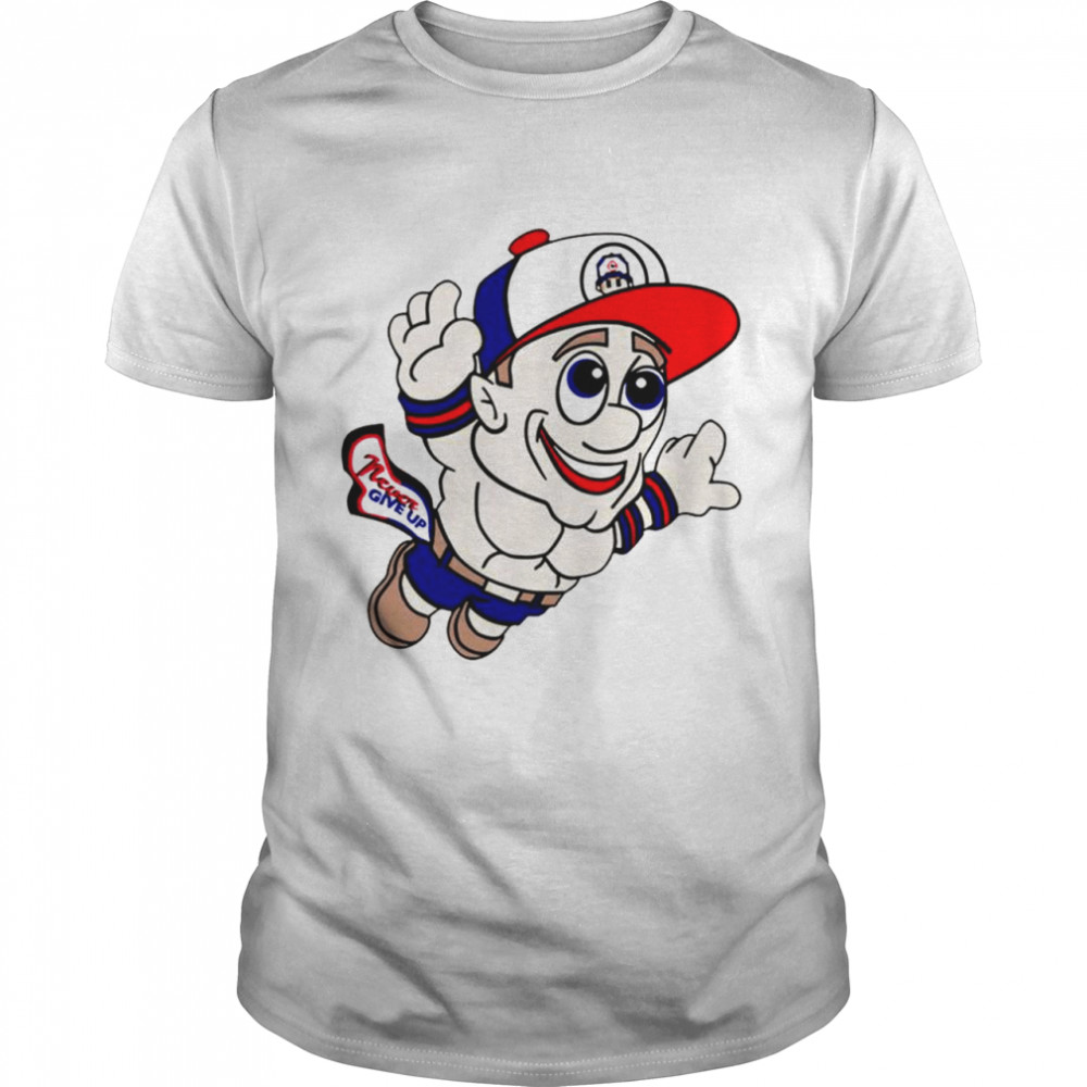 super Mario WWE John Cena Never Give Up shirt Classic Men's T-shirt