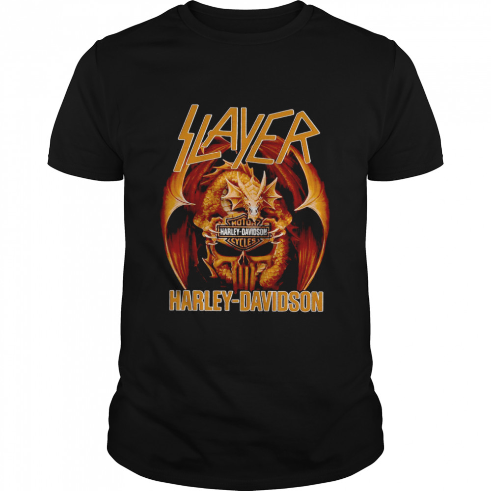 Slayer Harley Davidson shirt Classic Men's T-shirt
