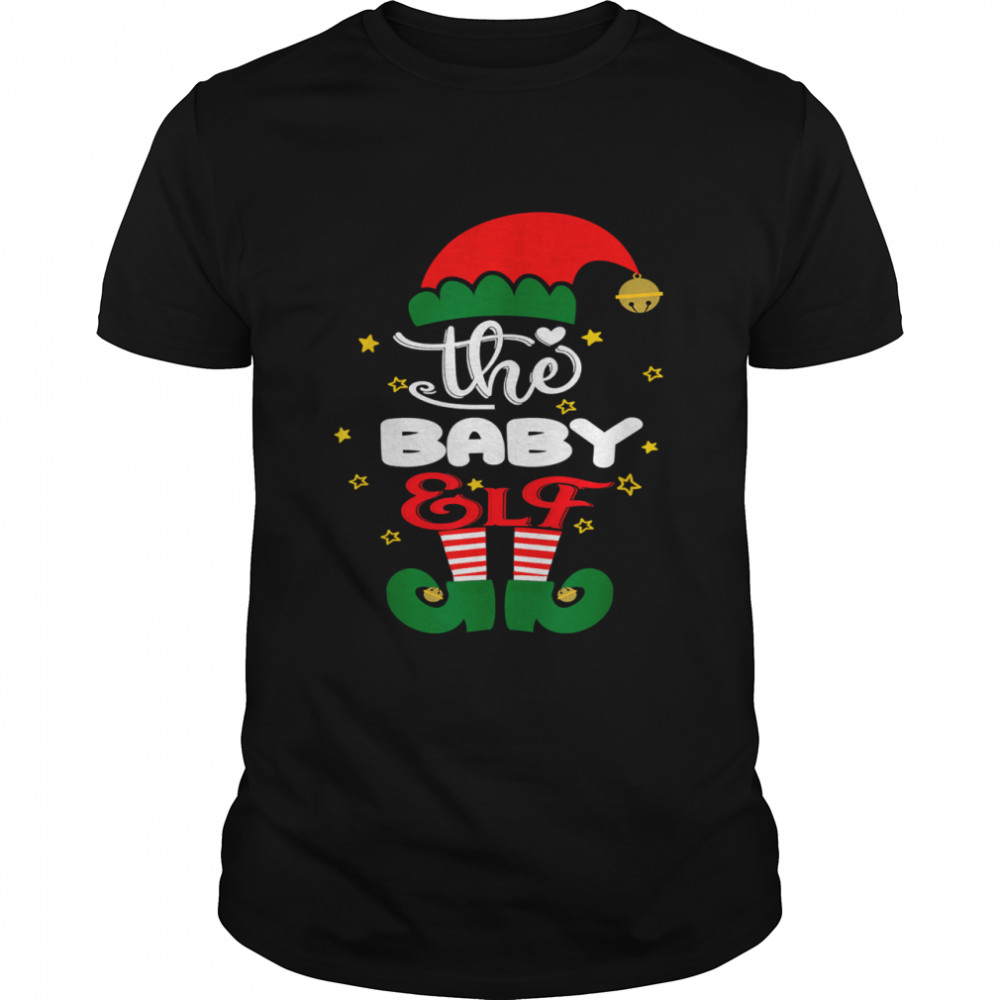 Baby Elf Matching Family Group Christmas Party Pajama T-Shirt