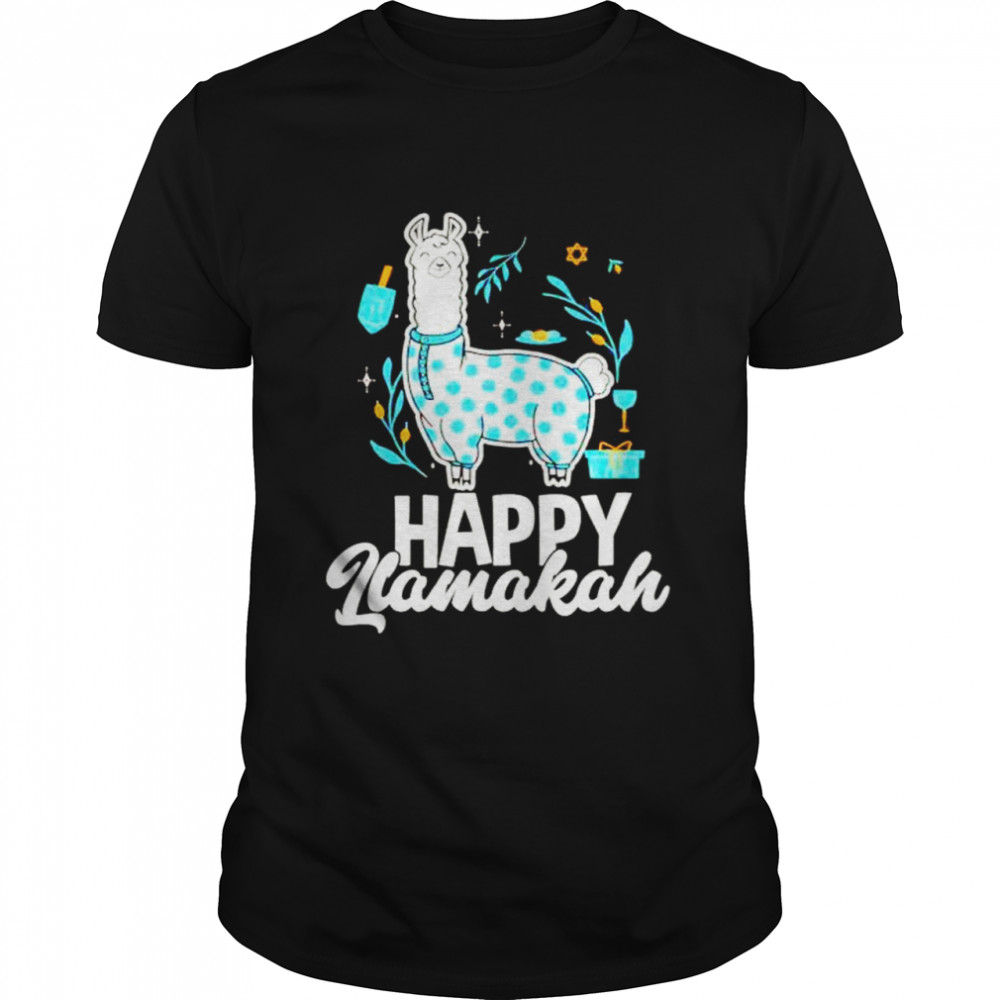 Hanukkah Jewish Christmas Jewish Happy Llamakkah shirt
