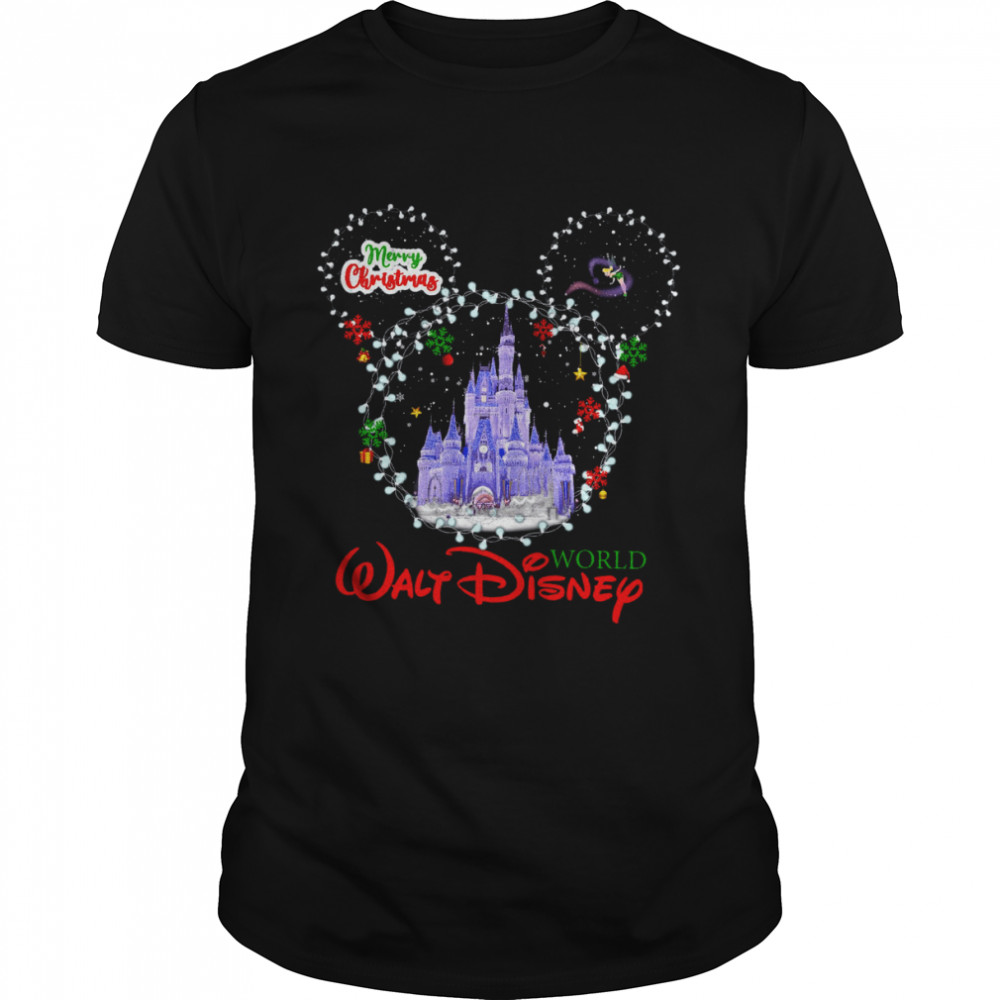 Mickey Merry Christmas World Walt Disney  Classic Men's T-shirt