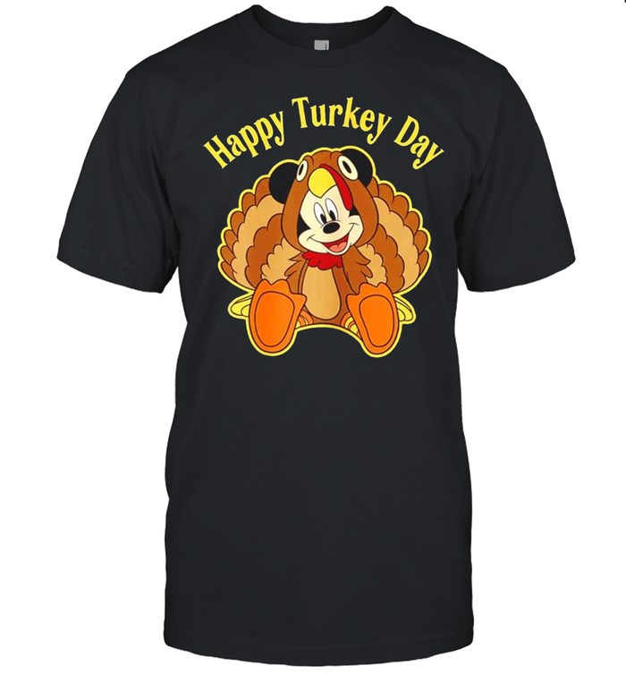 Disney Mickey And Friends Thanksgiving Mickey Turkey shirt Classic Men's T-shirt
