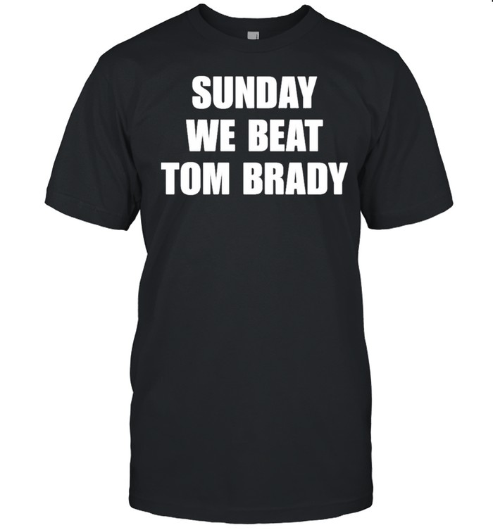 sunday we beat Tom brady shirt Classic Men's T-shirt