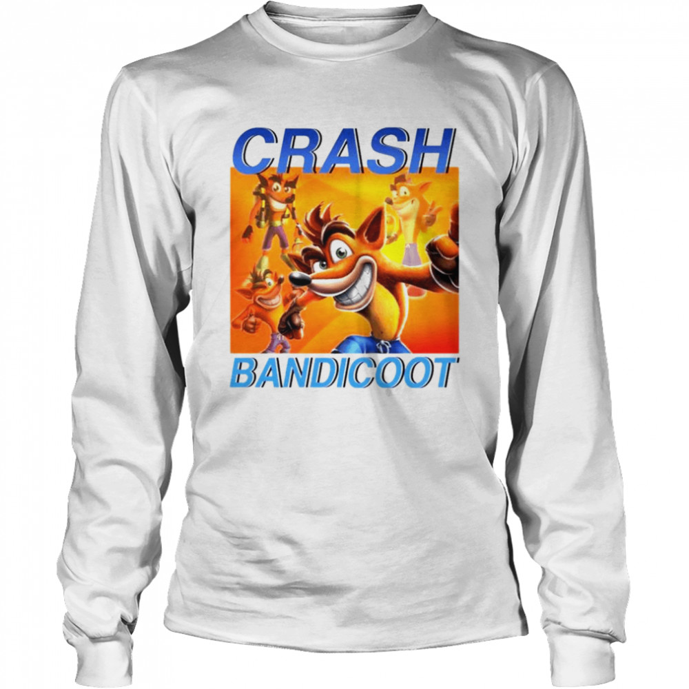 Crash Bandicoot t-shirt Long Sleeved T-shirt