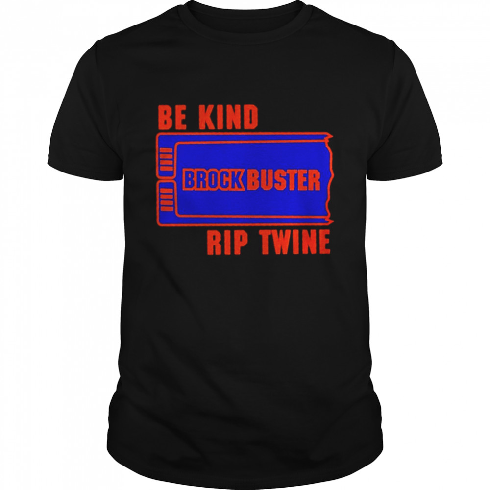 Be kind brock buster rip twine shirt Classic Men's T-shirt