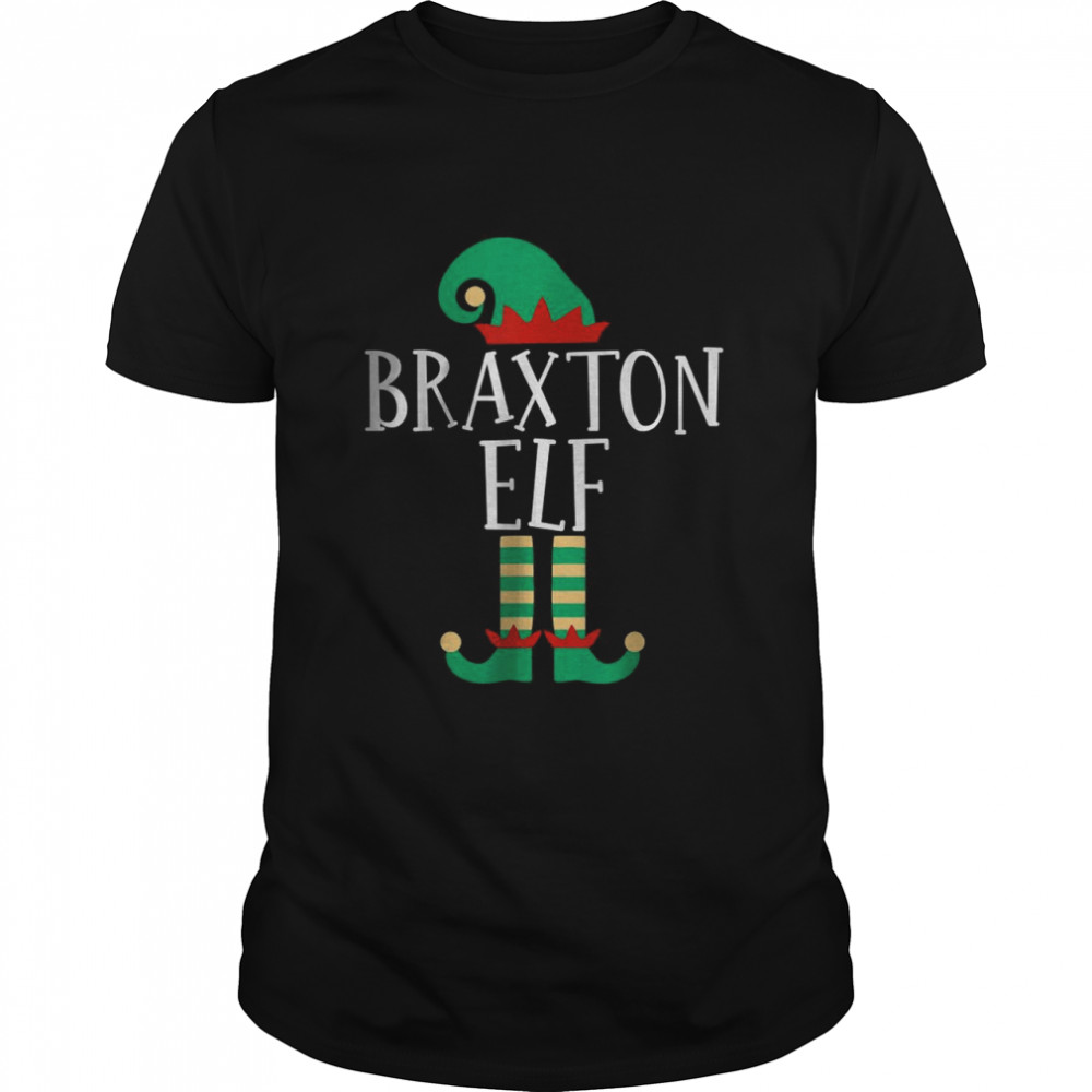 The Braxton Elf Funny Family Matching Christmas Pajamas T- Classic Men's T-shirt