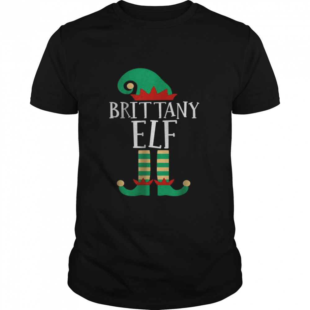 The Brittany Elf Funny Family Matching Christmas Pajamas T-Shirt