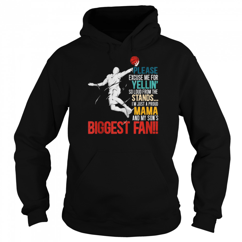 Basketball Mama Player Hoop Junkie Mothers Day Mom Unisex Hoodie