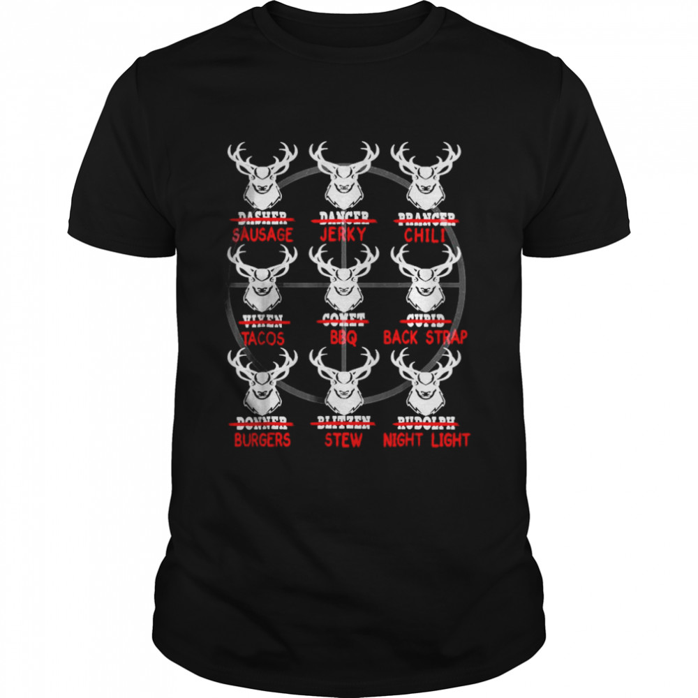 Christmas Deer Bow Hunting Santa Men Women Hunter T- Classic Men's T-shirt