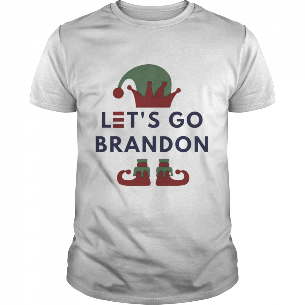 Elf Let’s Go Brandon Christmas  Classic Men's T-shirt