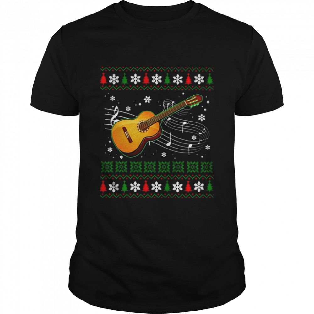 Guitar Ugly Christmas shirt