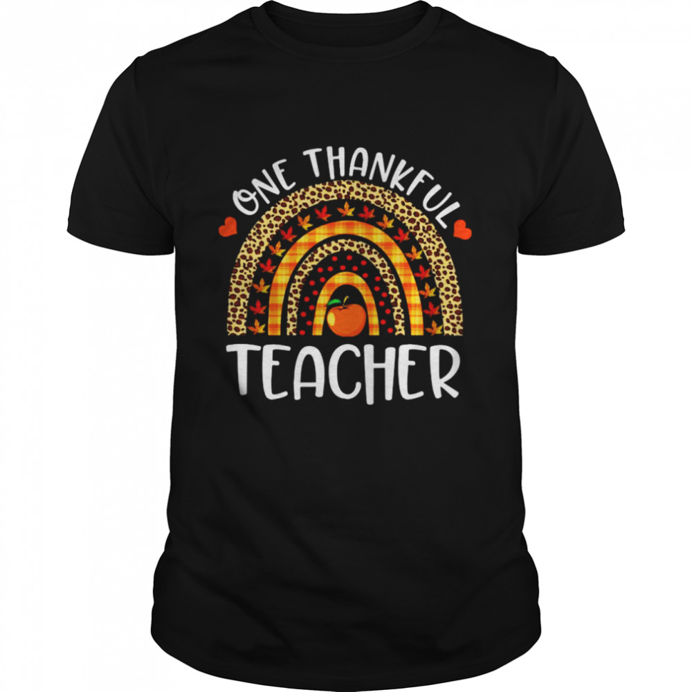 One Thankful Teacher  Classic Men's T-shirt