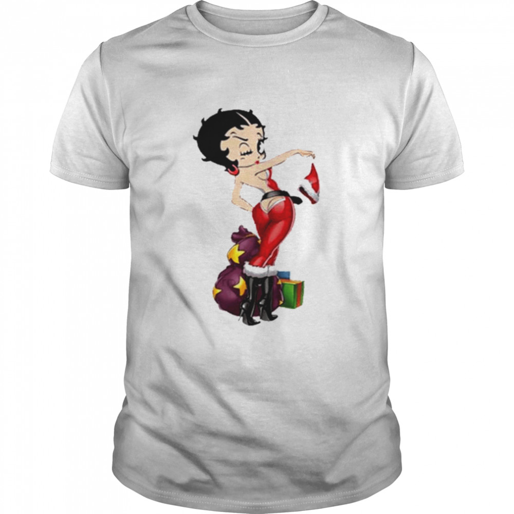 Betty Boop Sexy Santa Christmas shirt Classic Men's T-shirt