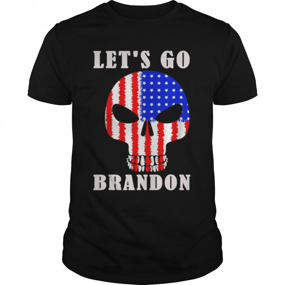 Let’s Go Brandon Impeach Biden Costume Skull shirt