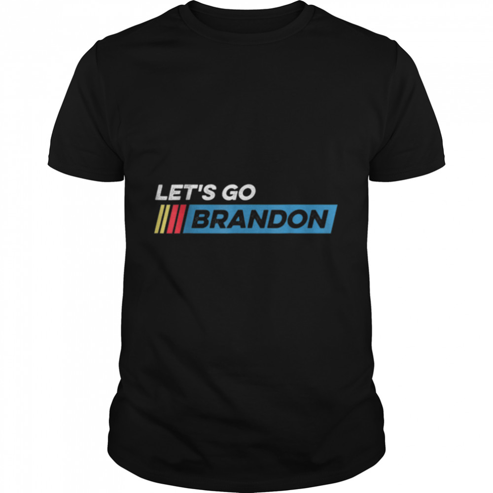 Let's Go Brandon Joe Biden Chant Fake news strikes again T- B09J39VKRK Classic Men's T-shirt
