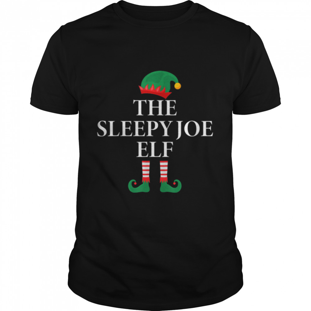 The Sleepy Joe Elf Anti Biden Matching Family Pjs Christmas T- B09JWMJT8S Classic Men's T-shirt