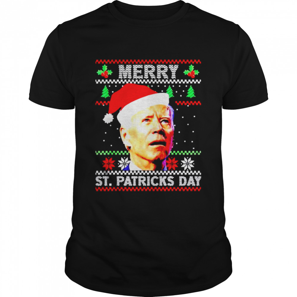 Best biden merry St Patrick’s day Christmas sweater