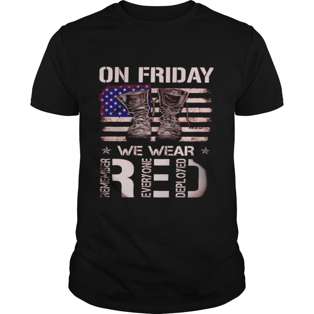 On friday we wear red everyone shirt Classic Men's T-shirt