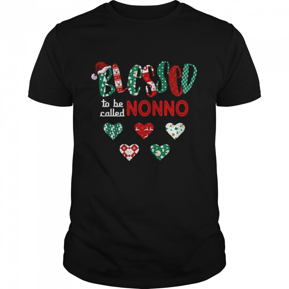 Blessed to be called Nonno Christmas Hear Sweatshirt