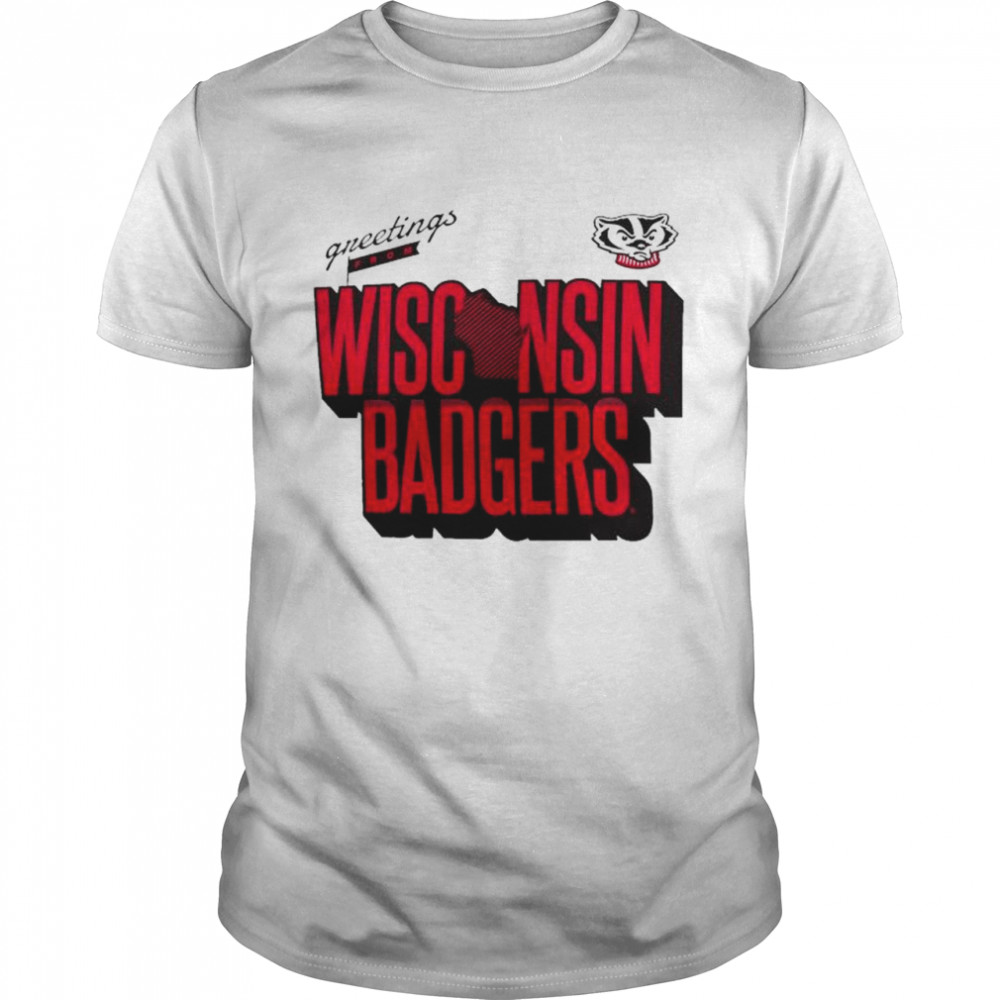 Wisconsin Badgers Hometown greetings from shirt Classic Men's T-shirt