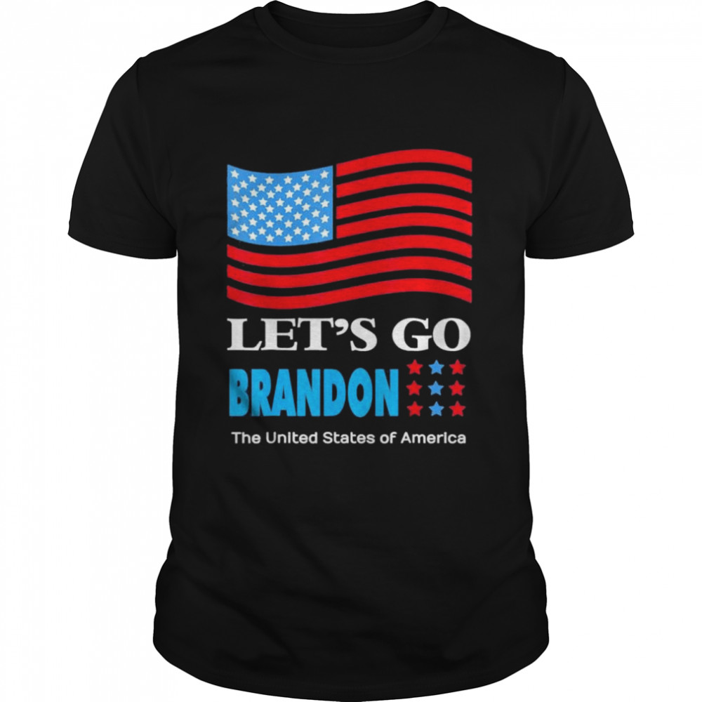 All I Want For Christmas Is This Let’s Go Braden Brandon Usa Flag T- Classic Men's T-shirt
