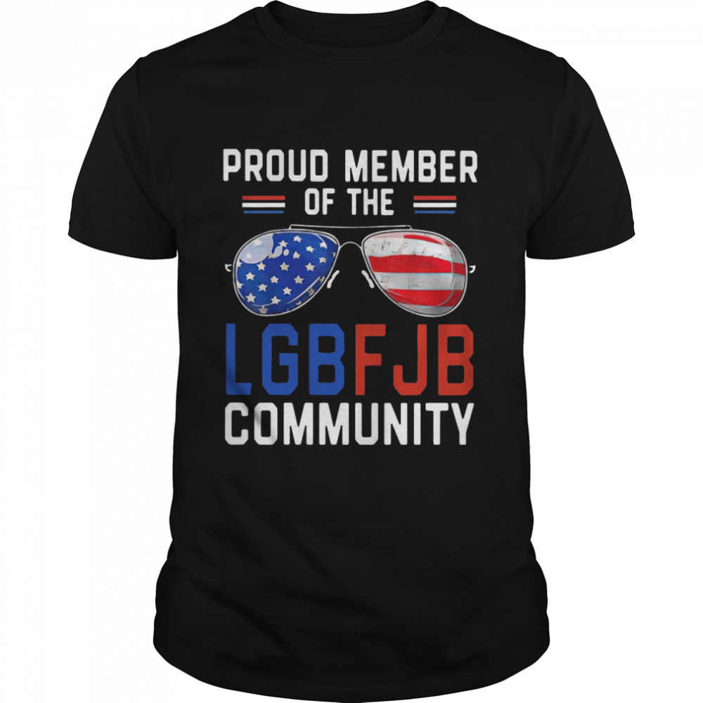 American Flag Proud Member Of The LGBF JB Community  Classic Men's T-shirt
