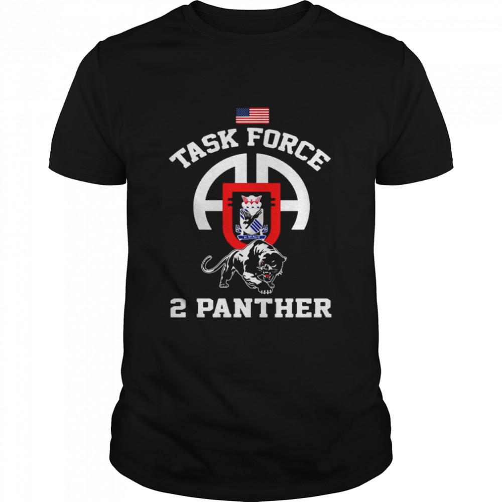 American Flag Task Force 2 Panther  Classic Men's T-shirt