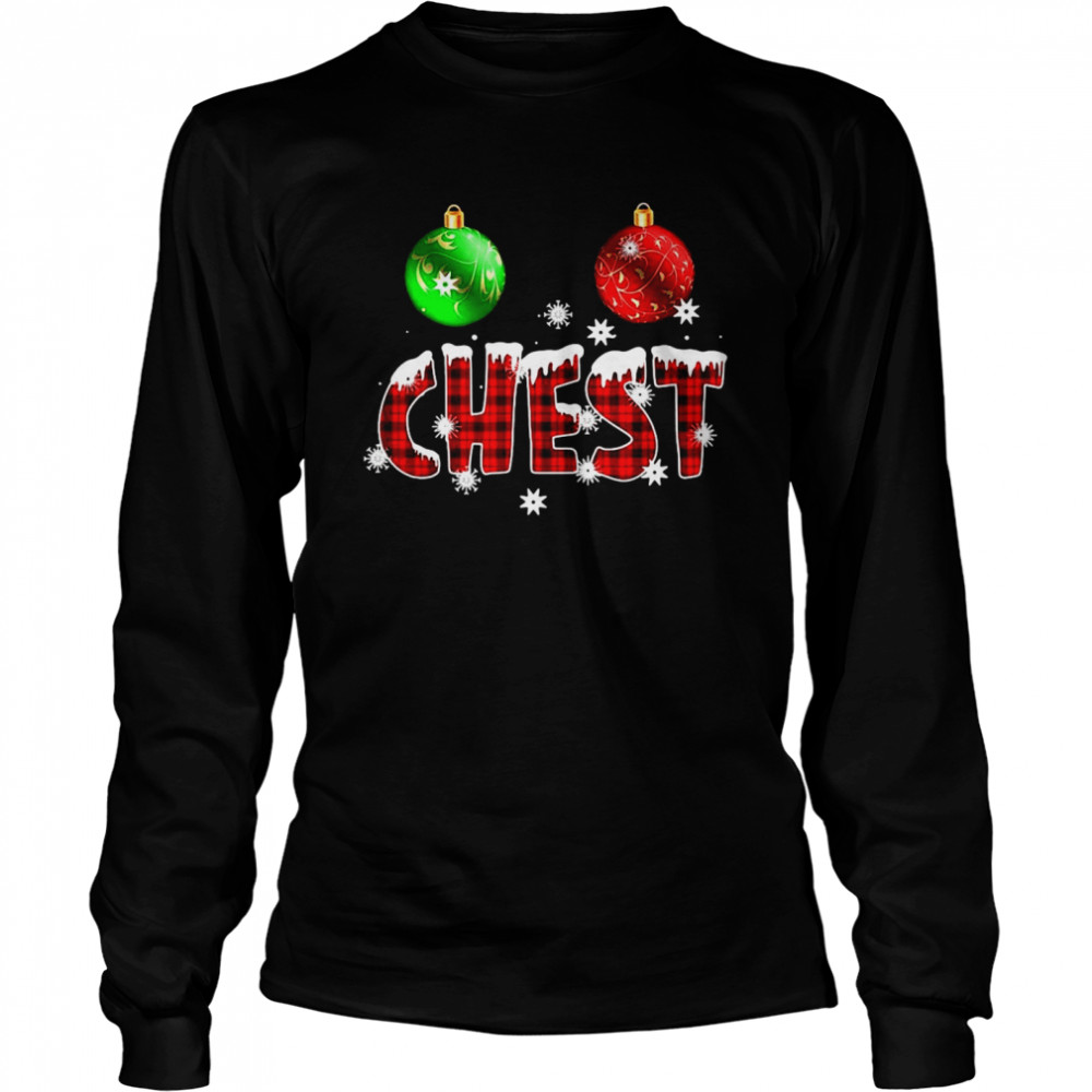 Couple Matching Christmas With Chestnuts Sweater Long Sleeved T-shirt