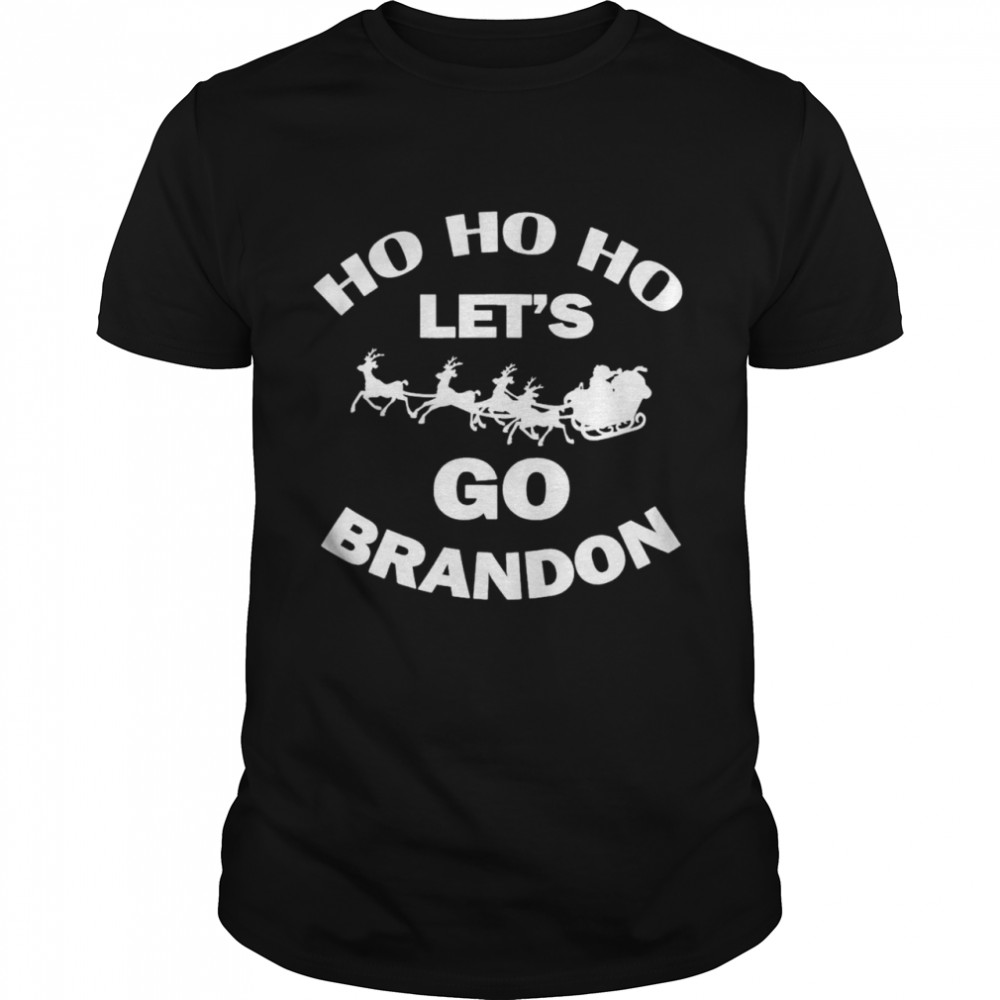 HO HO HO Go Brandon For Christmas Memes 2022 T-Shirt